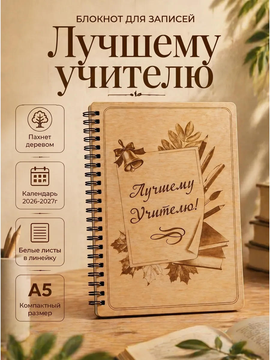 Блокнот "Лучшему учителю", А5
